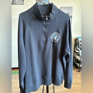 Men's Navy Quarter-Zip Sweater